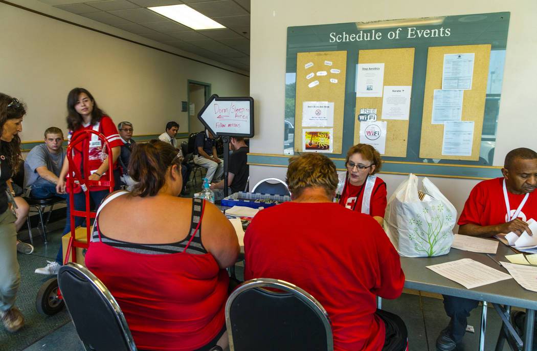 The American Red Cross currently has 370 registered clients at their California Earthquake Clea ...