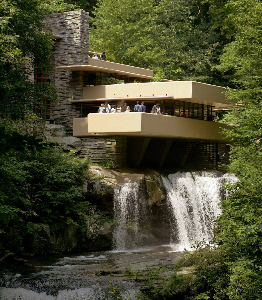 FILE - This Aug. 23, 2007, file photo, visitors gather on one of the cantilevered terraces at F ...