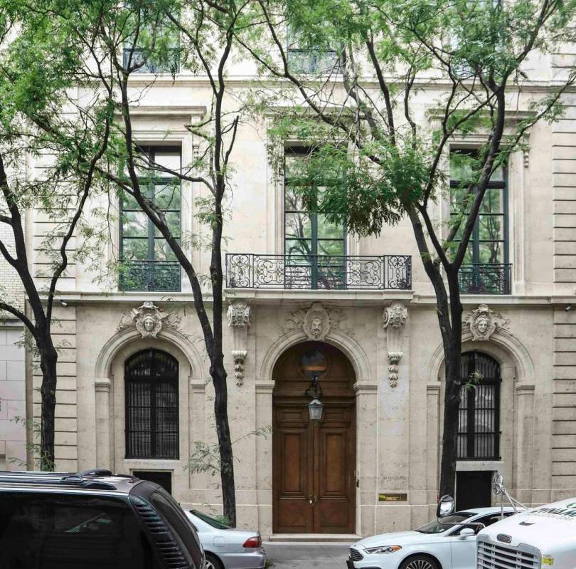 The Manhattan residence of Jeffrey Epstein, Monday July 8, 2019, in New York. Prosecutors said ...