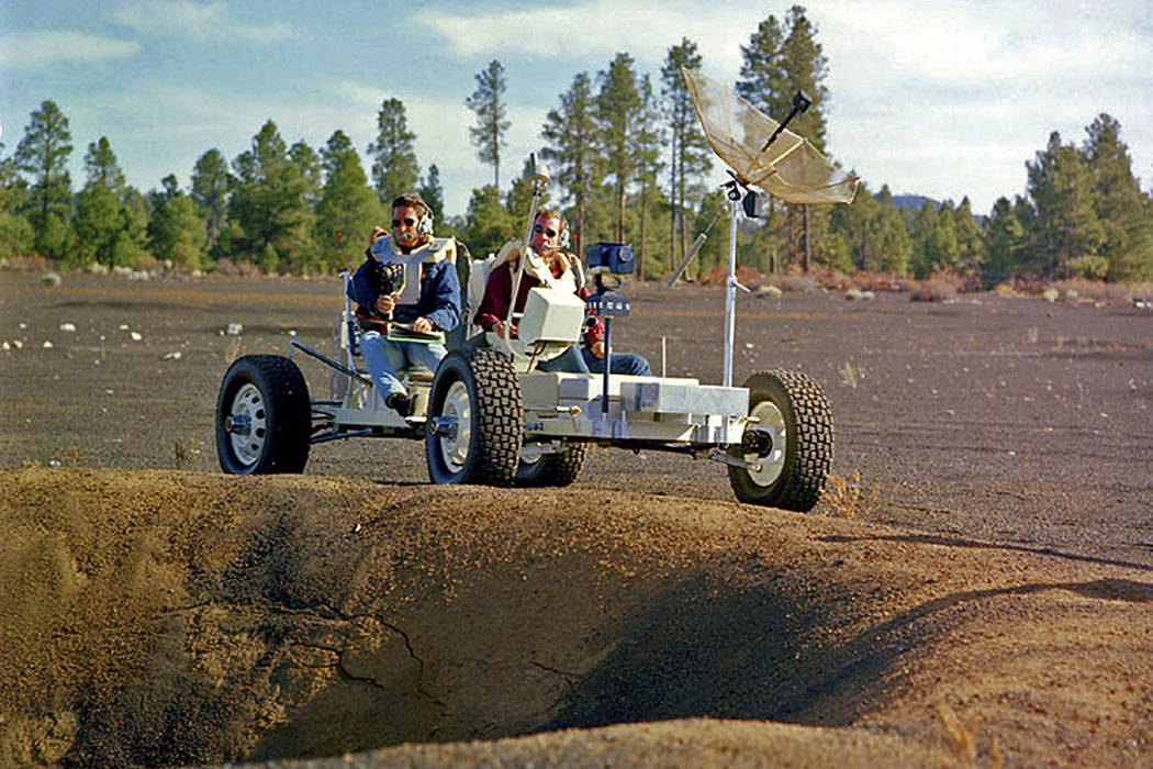 This undated photo provided by the U.S. Geological Survey Astrogeology Science Center shows Apo ...