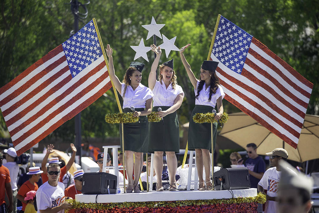 The parade featured many youth groups. (Summerlin)