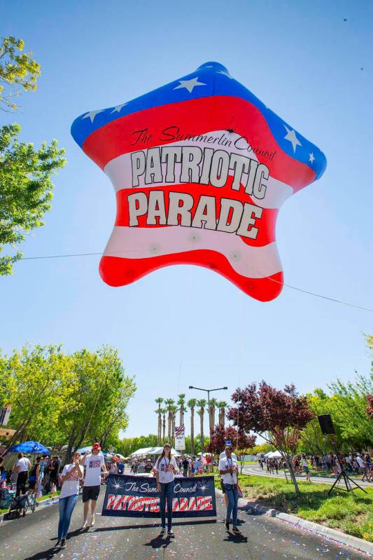 Summerlin The parade was organized by The Summerlin Council, the nonprofit arm of the Summerlin ...