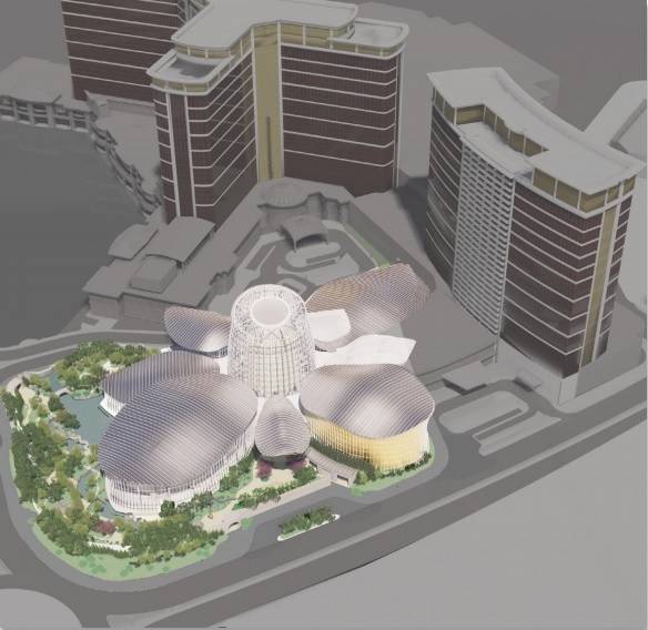 A rendering of Wynn Resort Ltd.'s Crystal Pavilion in Macau. (Wynn Resorts Limited)