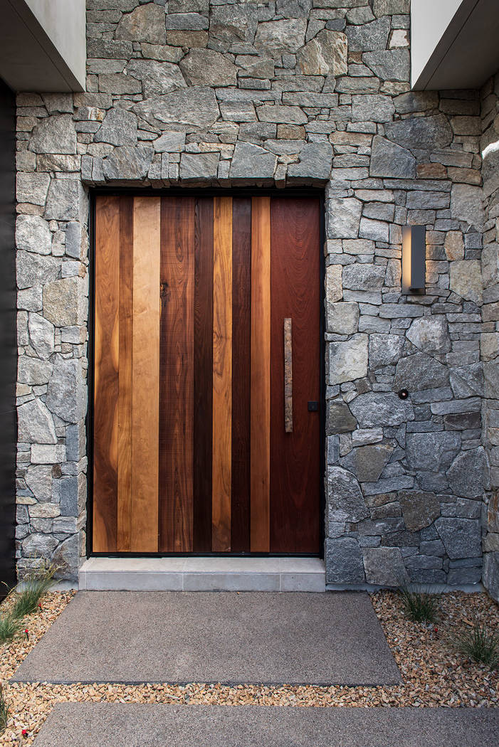 The door makes a statement and sets the tone for this Jewel Homes model. (Jewel Homes)