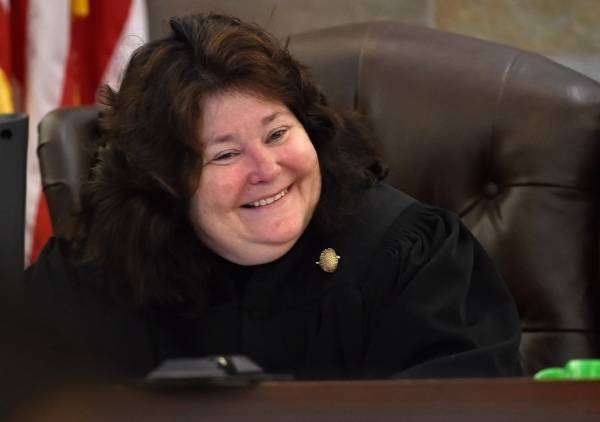 District Court Judge Elizabeth Gonzalez (David Becker/Las Vegas Review-Journal)