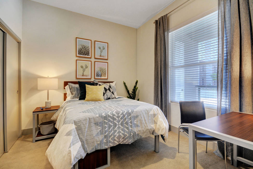 The Degree offers students upscale modern, fully apartments in a variety of two- and four-bedro ...