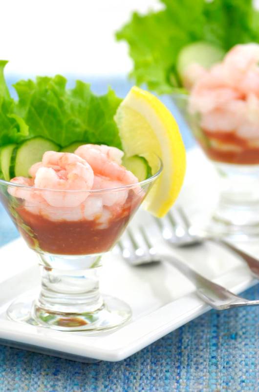 Mini shrimp cocktail