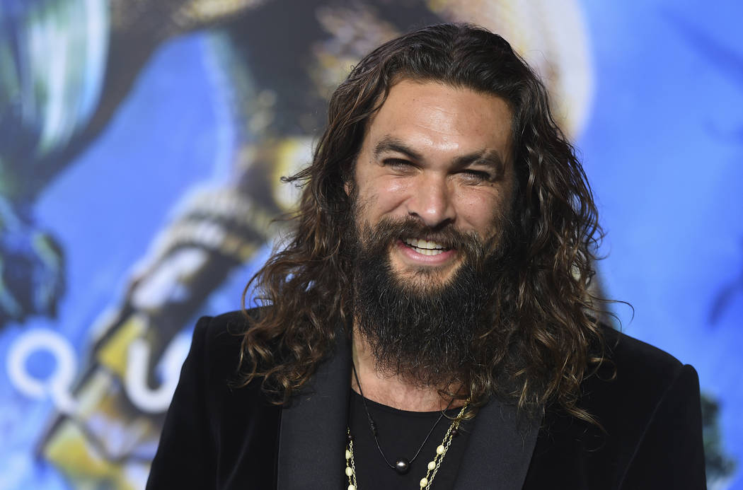 In a Dec. 12, 2018, file photo, Jason Momoa arrives at the premiere of "Aquaman" at TCL Chinese ...