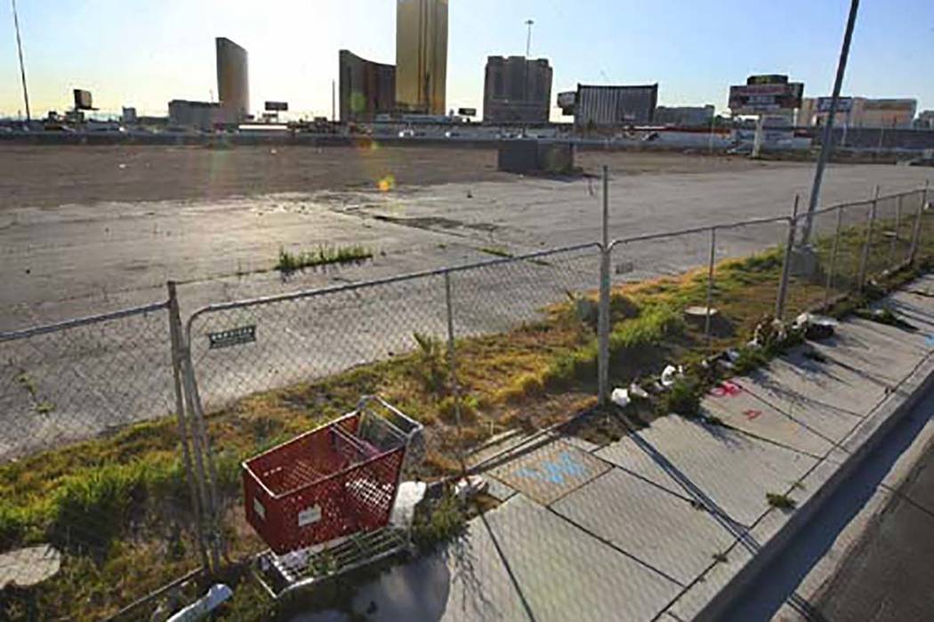 The former site of Scandia Family Fun Center. (Las Vegas Review-Journal file photo)