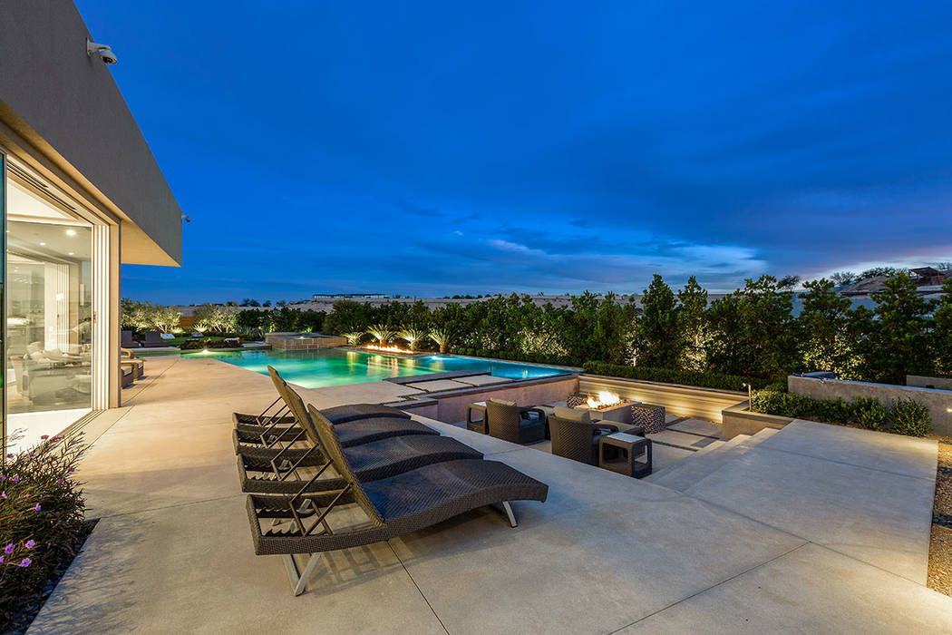 The backyard is built for entertaining. (Ivan Sher Group)