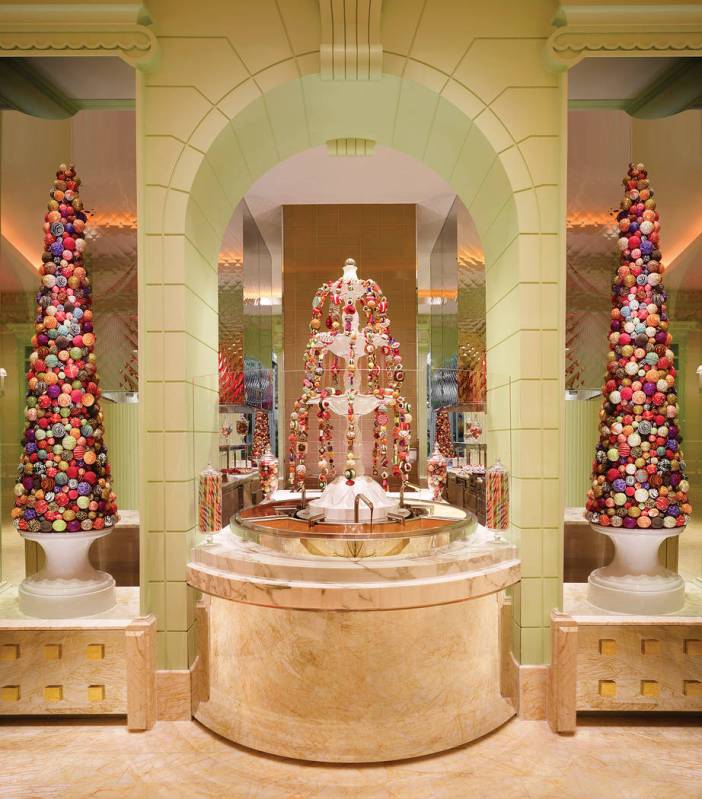 The Buffet at Wynn Las Vegas has 120 selections and 15 cooking stations and a “seafood specta ...