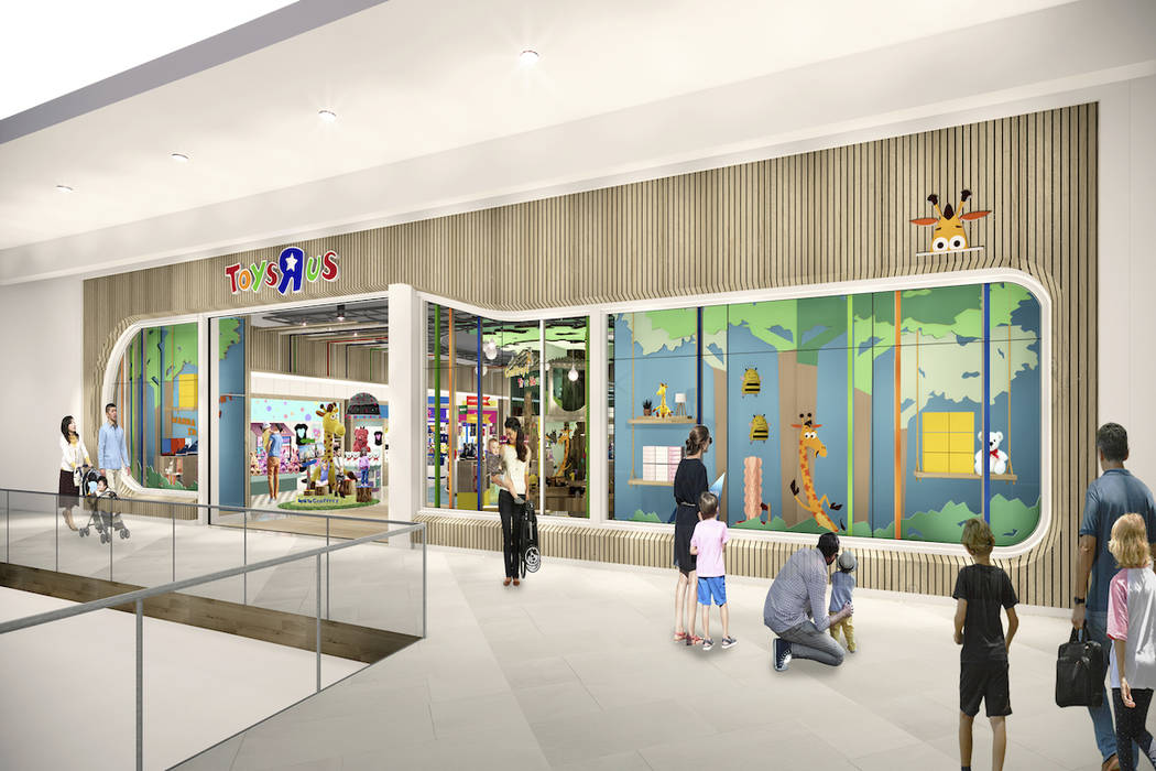 This undated artist rendering provided by Toys R Us shows an artist rendering of a new store, w ...