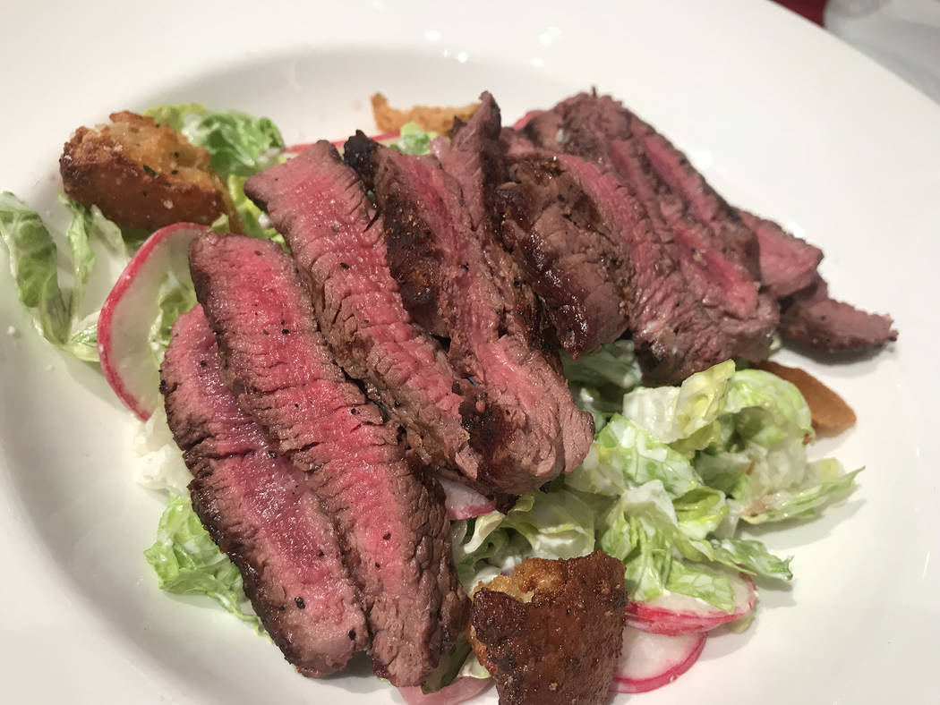 Creekstone Farms angus tenderloin at Delmonico Steakhouse at The Venetian on the Las Vegas Stri ...