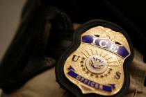 In this March 12, 2008, photo, Immigration and Customs Enforcement agents patrol for undocument ...