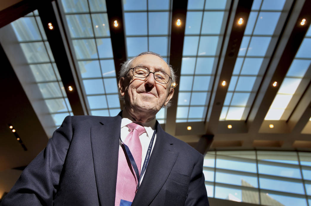 Cesar Pelli of Pelli Clarke Pelli Architects, which designed the Aria Resort and Casino. (Las V ...