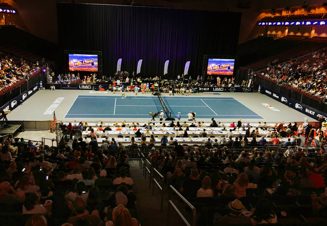 The next group of players is ready to take the court as the Vegas Rollers face the Philadelphia ...