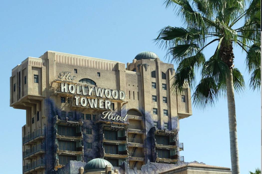 The "Twilight Zone Tower of Terror" ride. (AP Photo/Nick Ut)