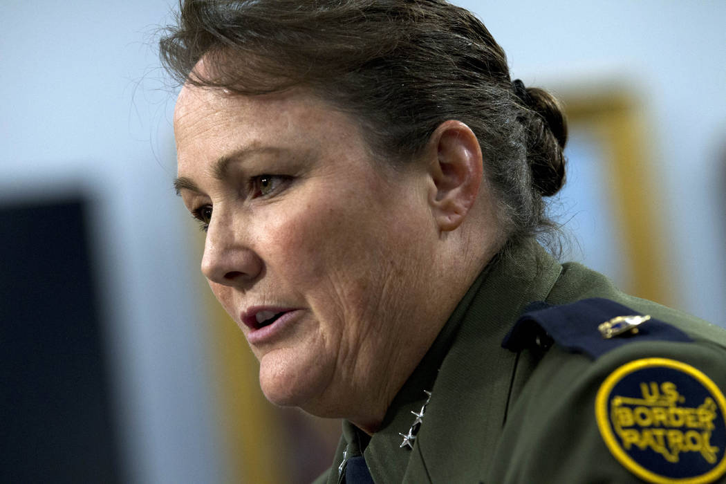 U.S. Border Patrol chief Carla Provost testifies before a House Appropriations subcommittee hea ...