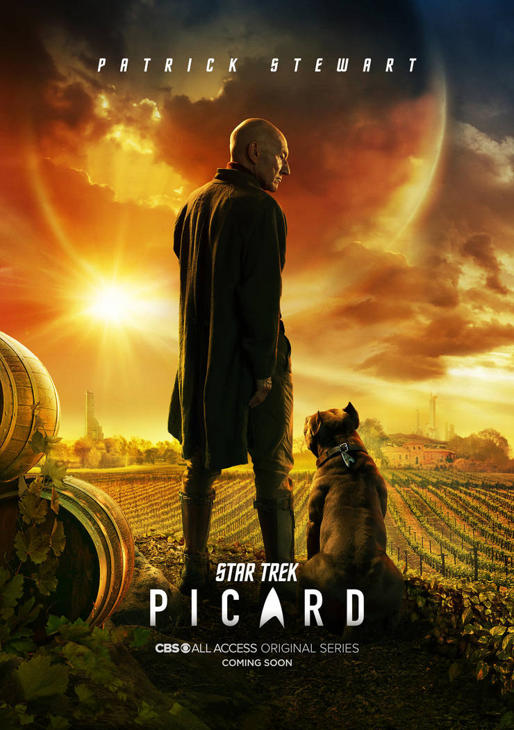 STAR TREK: PICARD -- Key Art Photo Cr: James Dimmock/CBS ©2019 CBS Interactive, Inc. All Right ...