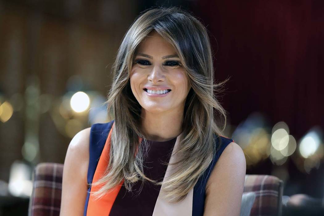 First lady Melania Trump (AP Photo/Luca Bruno)