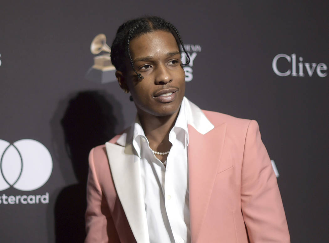 FILE - This Feb. 9, 2019 file photo shows A$AP Rocky at Pre-Grammy Gala And Salute To Industry ...