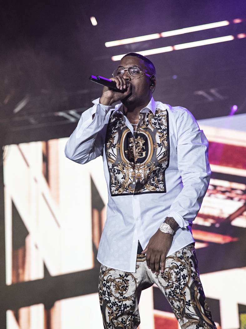 Nas performs at the 2019 Essence Festival at the Mercedes-Benz Superdome, Saturday, July 6, 201 ...