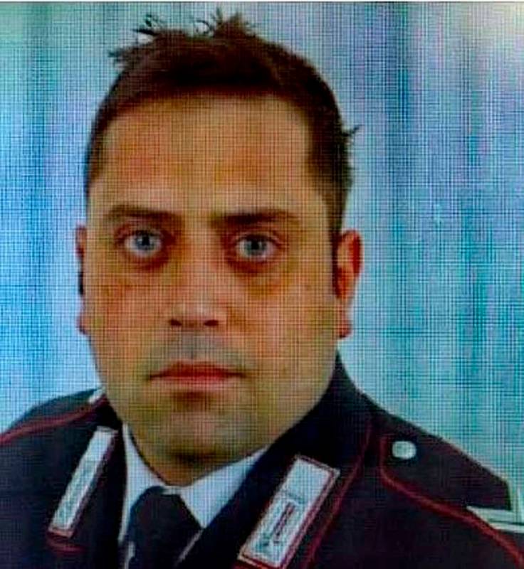 In this photo released by Carabinieri, is portrayed officer Mario Cerciello Rega, 35, who was s ...