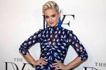 FILE - This April 11, 2019 file photo shows Katy Perry at the 10th annual DVF Awards at the Bro ...