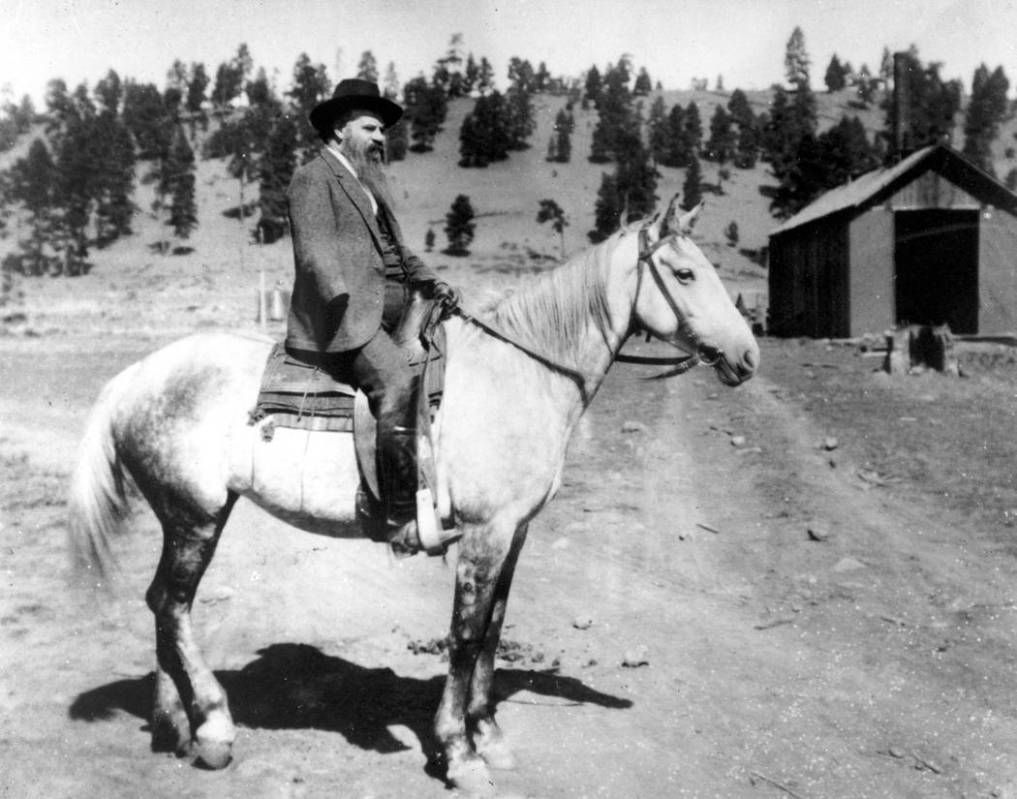 John Wesley Powell near Flagstaff, Ariz., circa 1891. Historians are marking the 150th annivers ...