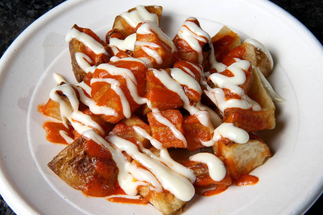 Patatas Bravas at Valencian Gold in Las Vegas Thursday, July 25, 2019. The concept of the resta ...