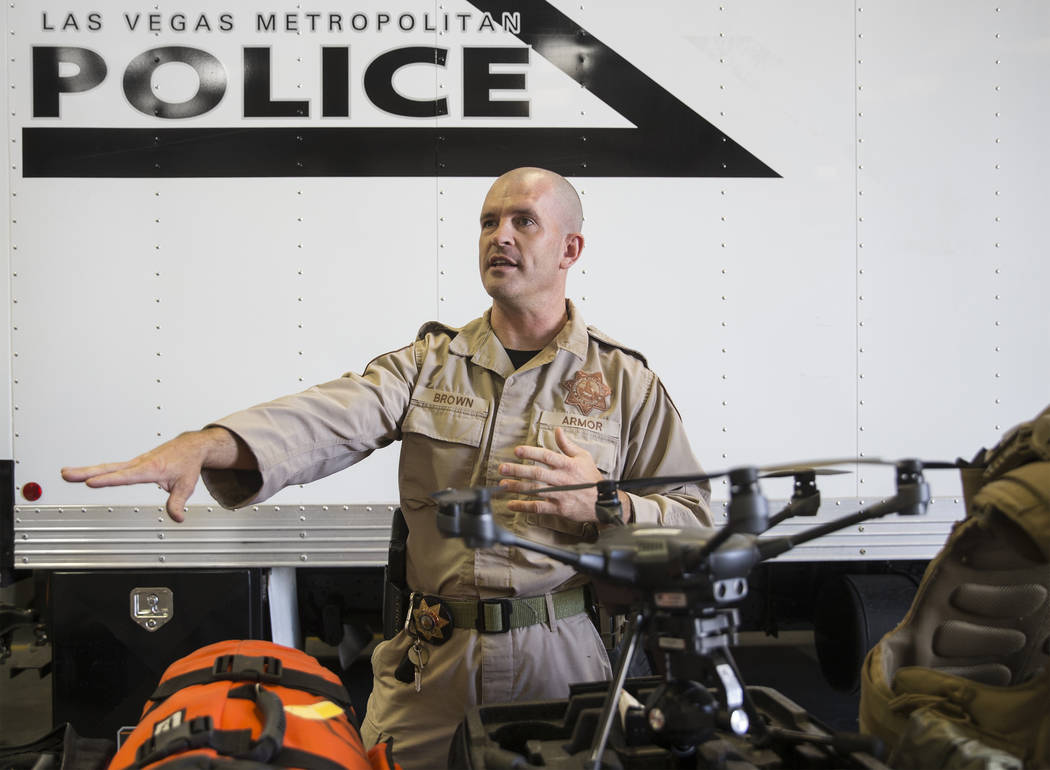 Metropolitan Police Department officer Gabriel Brooks Brown discusses the resources used at Met ...