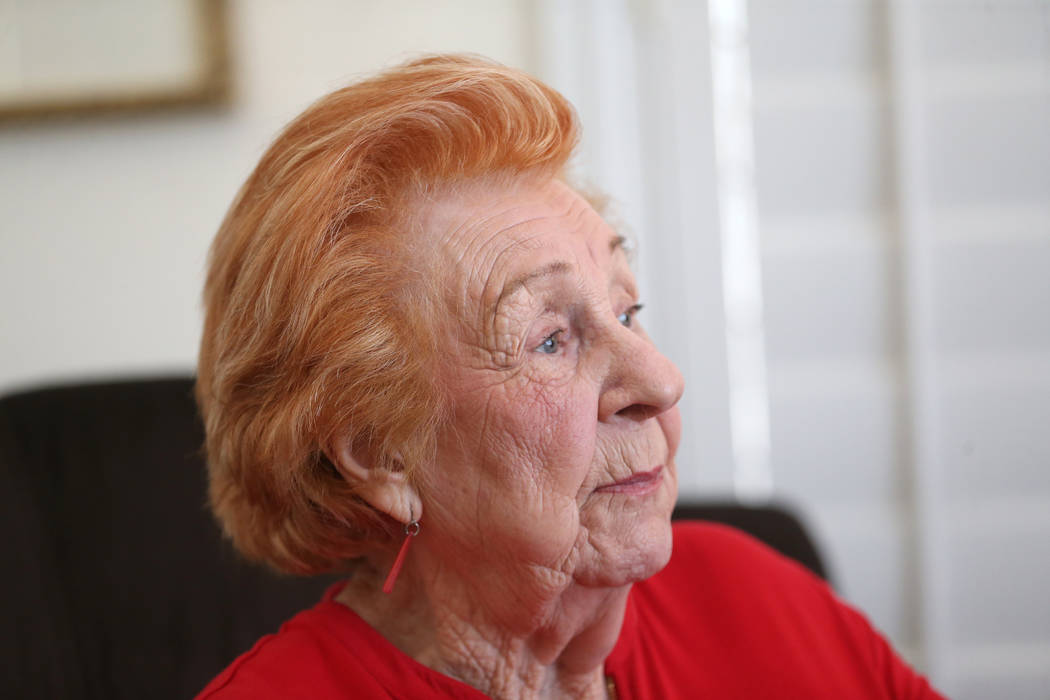 Etta Baykara, 91, is interviewed at her home in Las Vegas, Tuesday, July 30, 2019. Baykara, who ...