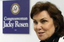 U.S. Sen. Jacky Rosen. Bizuayehu Tesfaye Las Vegas Review-Journal @bizutesfaye