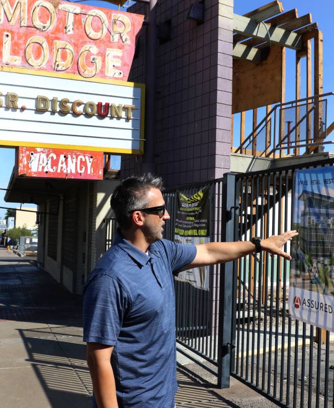 Joe Yakubik, president Assured Development, leads a tour of his projects on South Water Street ...