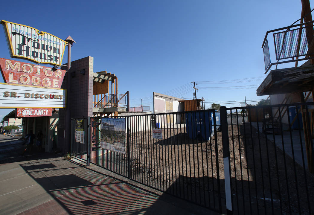 The construction site at South Water Street photographed on Friday, July 26, 2019, in Henderson ...