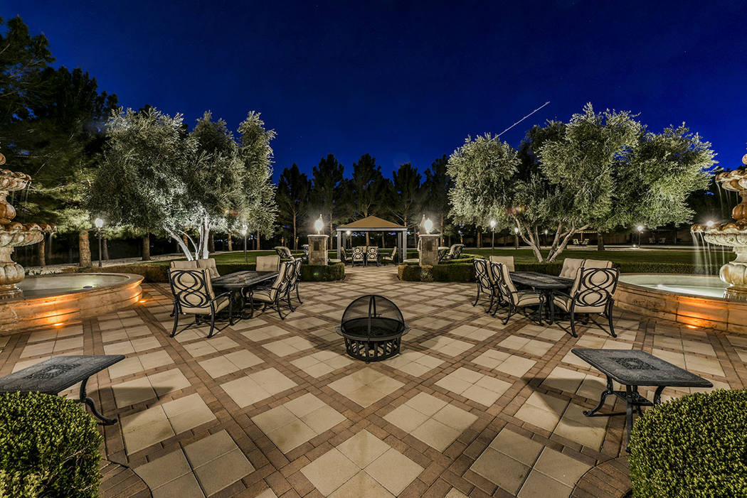 The home at 8101 Obannon Drive, north of Sahara Avenue, is a 6.8-acre estate. (Paragon Premier ...