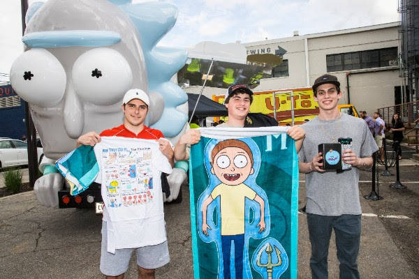 The "Rick and Morty" Rickmobile pop-up shop will be in Las Vegas on Aug. 8. (Adult Swim)