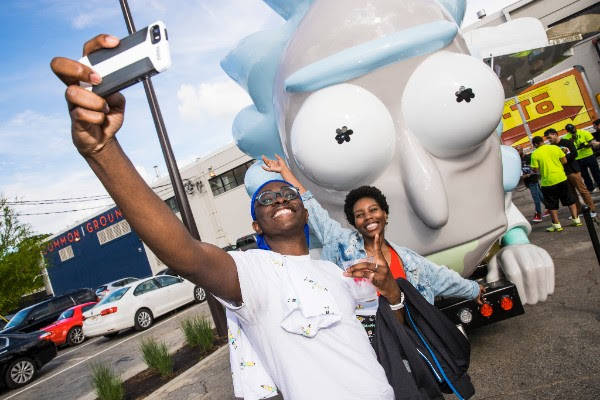 The "Rick and Morty" Rickmobile pop-up shop will be in Las Vegas on Aug. 8. (Adult Swim)