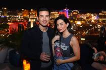 Mario Lopez and wife Courtney Lopez hosted a joint birthday celebration at Apex Social Club at ...