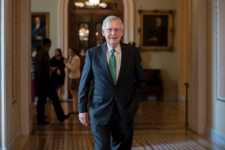 Senate Majority Leader Mitch McConnell, R-Ky. (AP Photo/J. Scott Applewhite)