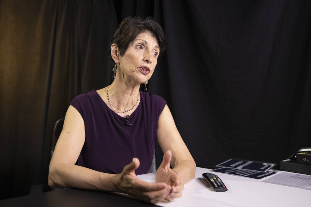 In this June 19, 2019, photo, Diane Foley, mother of journalist James Foley, who was killed by ...