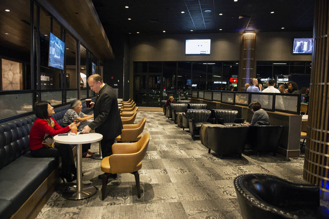 Regal's Cinebarre, Palace Station's new movie theater, hosts its grand opening in Las Vegas, Tu ...