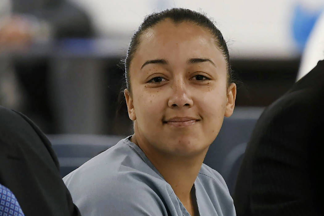 Cyntoia Brown, a woman serving a life sentence for killing a man when she was a 16-year-old pro ...