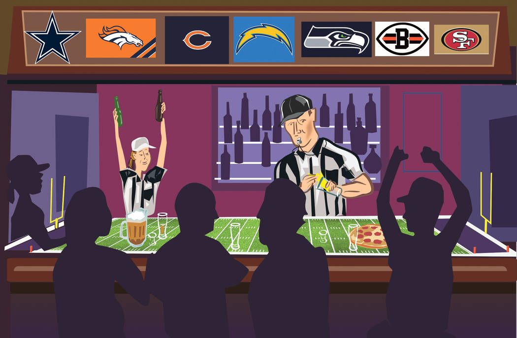 The Review-Journal is compiling a directory of NFL bars around the Las Vegas Valley as an easy ...
