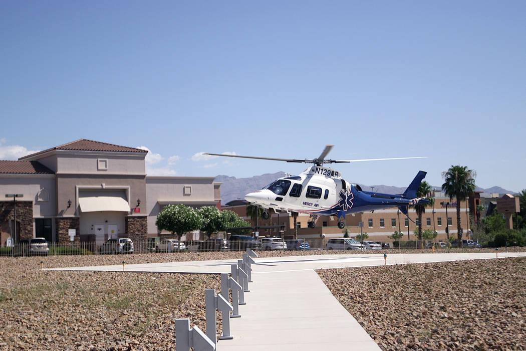 Centennial Hills Hospital in Las Vegas hosted its 11th annual Teddy Bear Clinic Wednesday. (Mat ...
