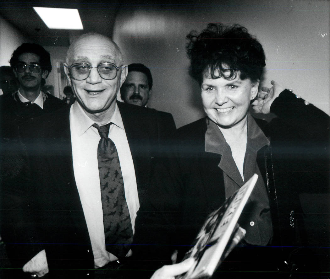 Jerry Tarkanian with his wife, Lois, in 1990. (File Photo)