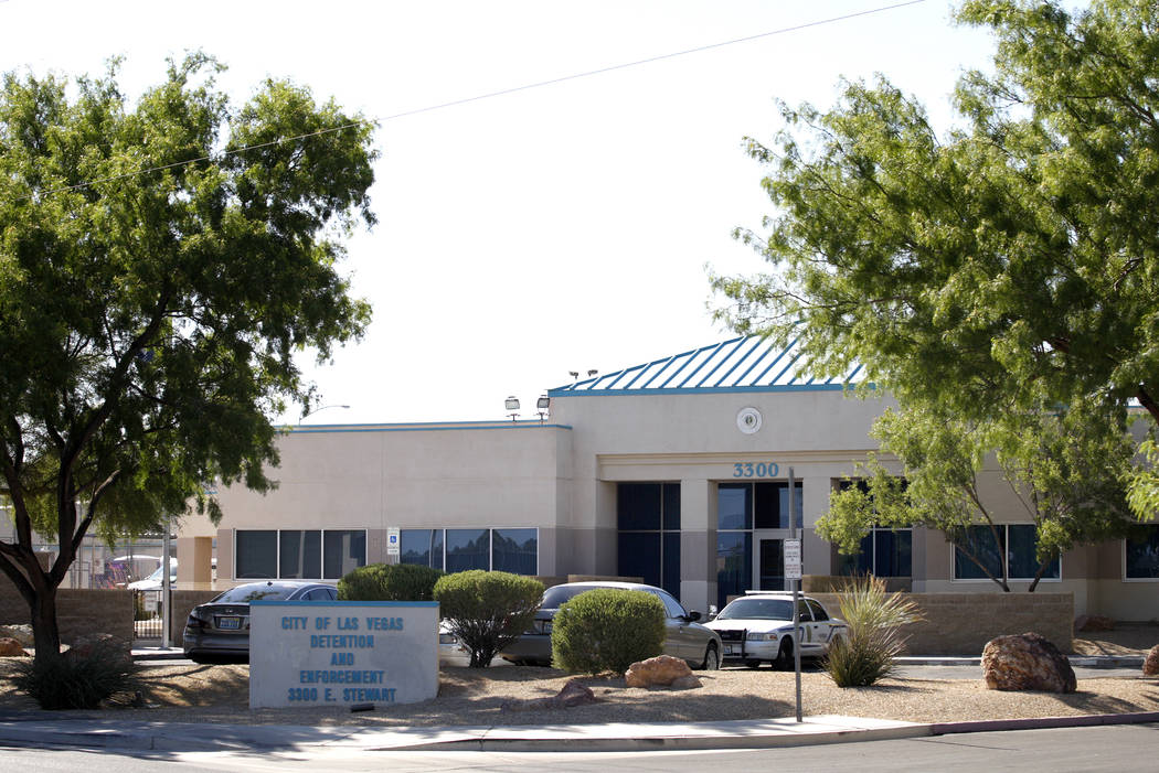 The City of Las Vegas Detention and Enforcement facility at 3300 E. Stewart Rd. is seen on Wedn ...