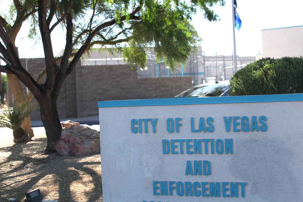 The City of Las Vegas Detention and Enforcement facility at 3300 E. Stewart Rd. is seen on Wedn ...