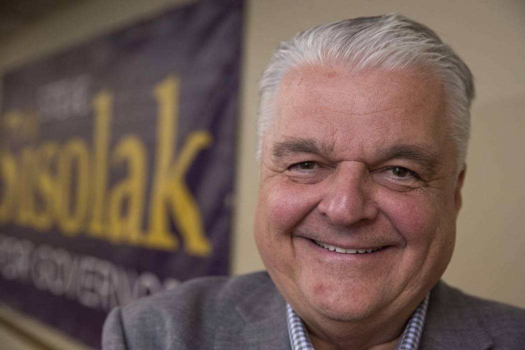 Governor Steve Sisolak. (Las Vegas Review-Journal)