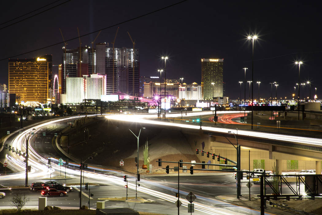 Project Neon enhanced Charleston Boulevard, improving the intersection at Industrial Road and u ...